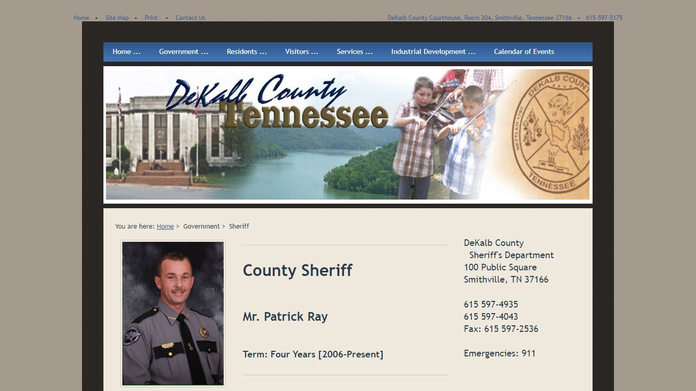 Sheriff - DeKalb County, Tennessee